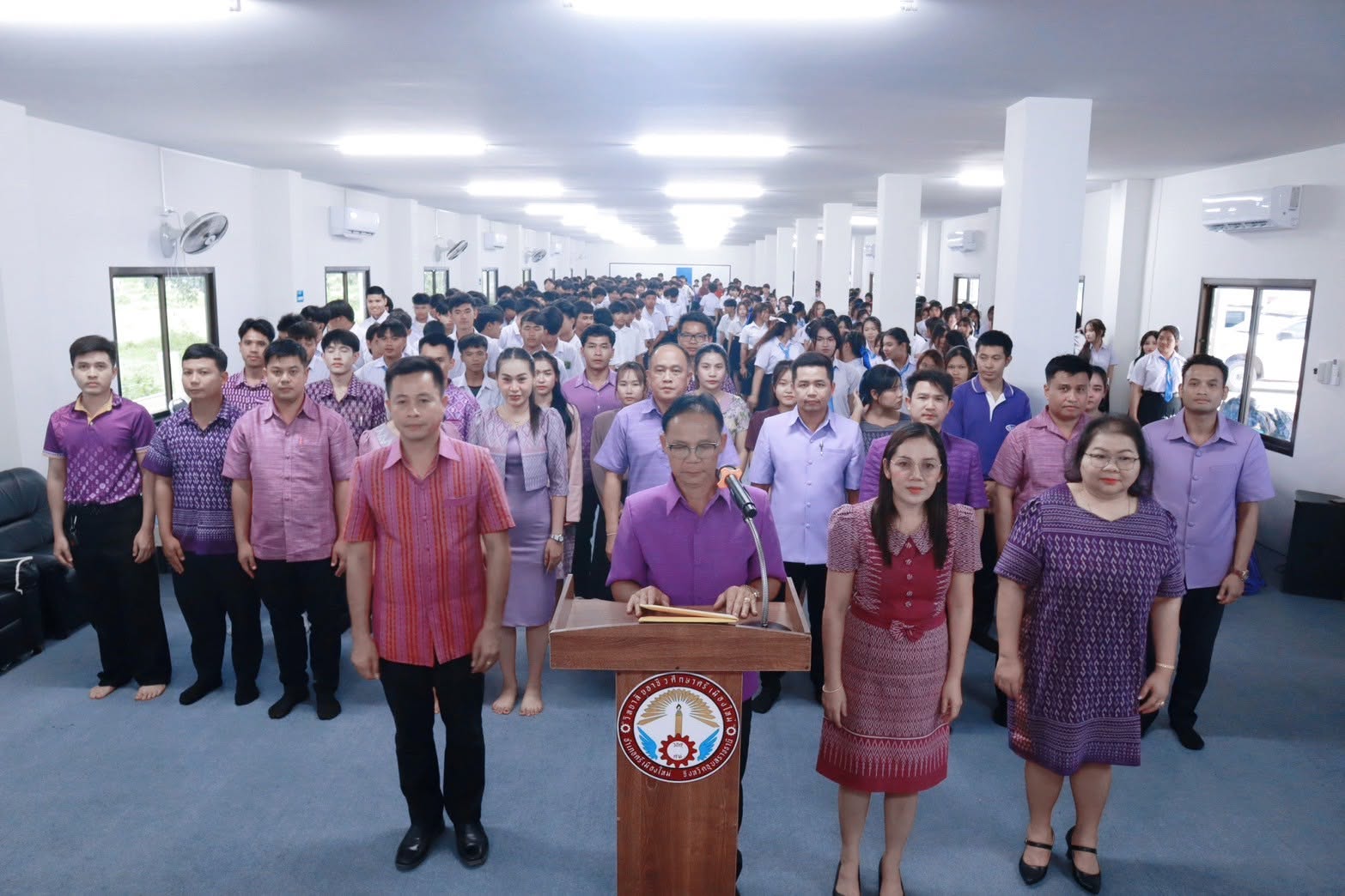 วันจันทร์ ที่ 8 มิถุนายน 2569 วิทยาลัยอาชีวศึกษาศรีเมืองใหม่ จัดกิจกรรมเฉลิมพระเกียรติ เนื่องในโอกาสมหามงคลเฉลิมพระชนมพรรษา 4 รอบ
